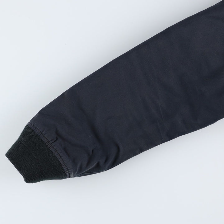 Civilian-made Schott TYPE-U padded military flight jacket, men's size XXL equivalent. unclear navy blue type Vintage Second Hand