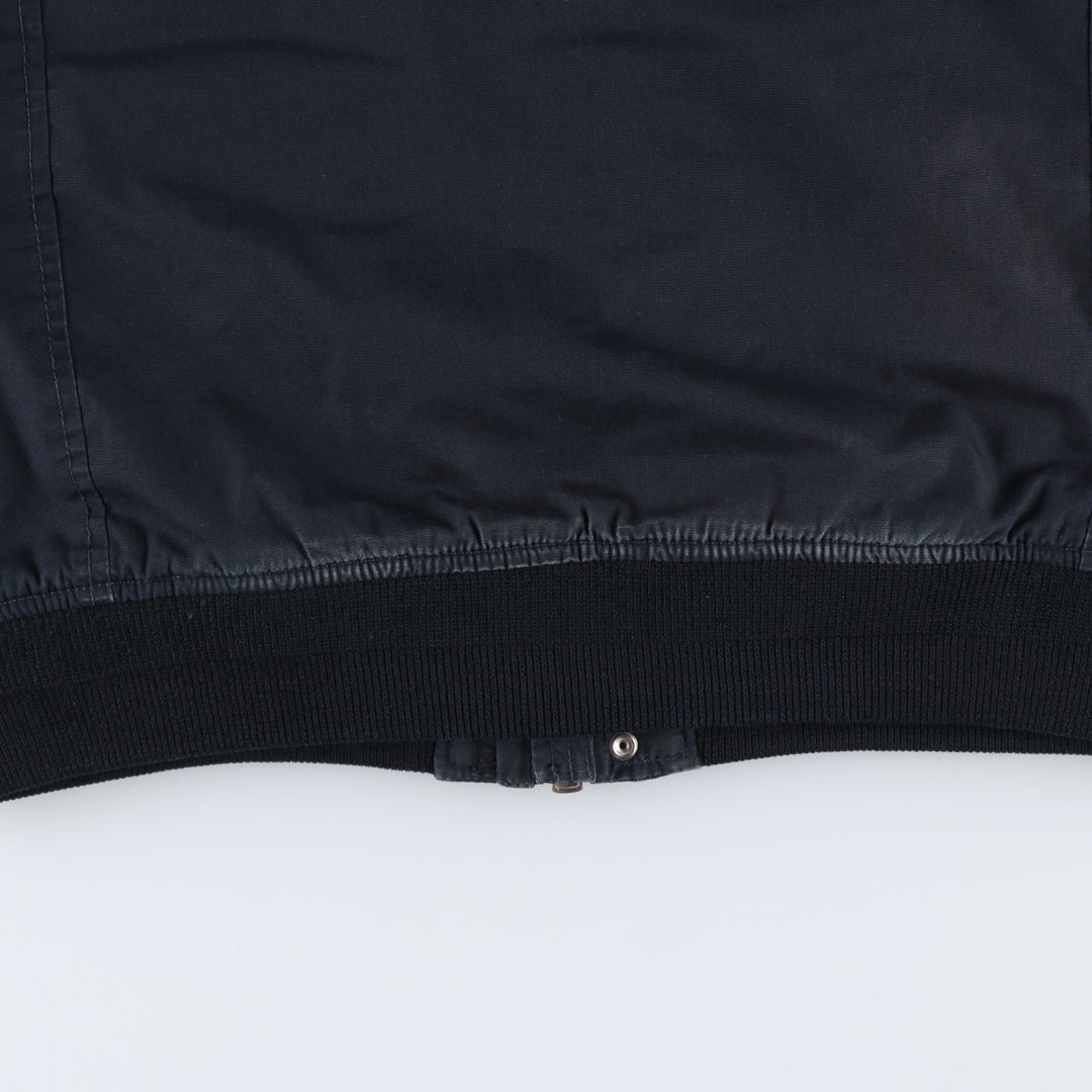 Civilian-made Schott TYPE-U padded military flight jacket, men's size XXL equivalent. unclear navy blue type Vintage Second Hand
