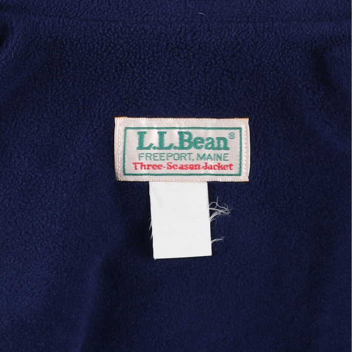 1990'S LLBean THREE-SEASON JACKET Windbreaker, Men's Size L (approx.), Vintage unclear blue type Vintage Second Hand