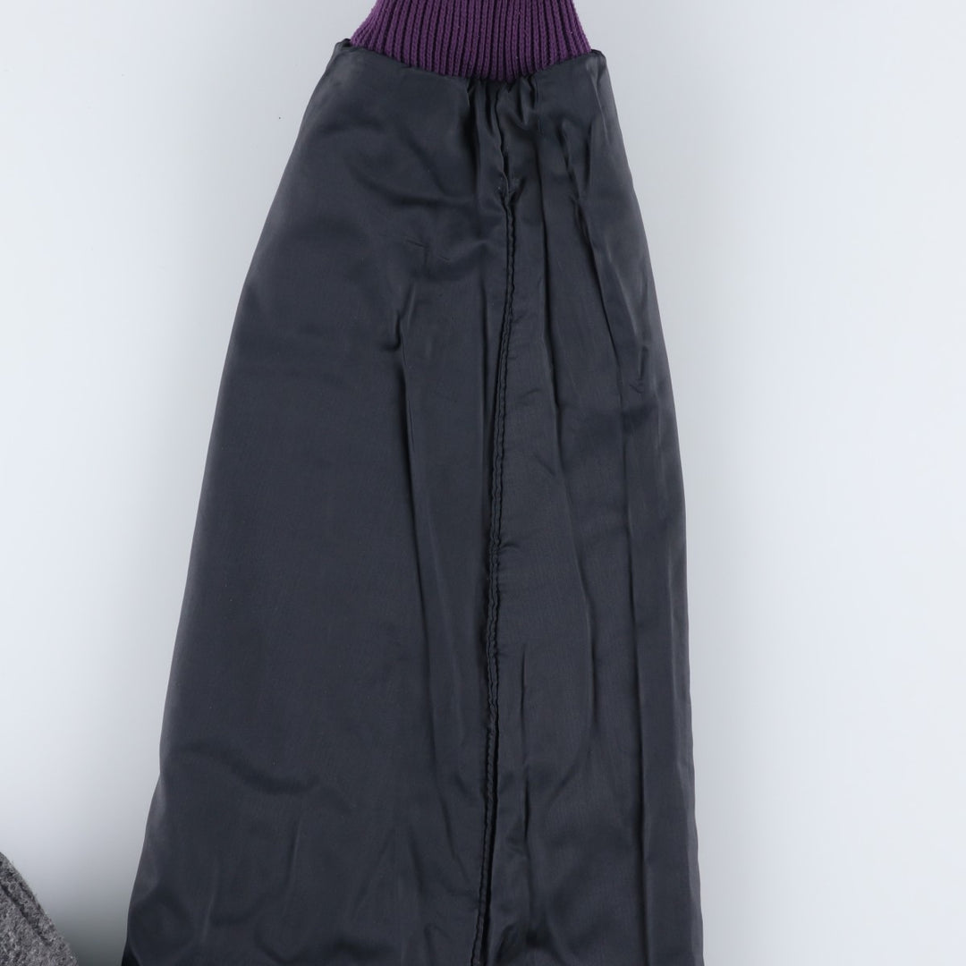 1990'S Eddie Bauer padded puffer jacket, made in USA, men's size L. Nylon purple type Vintage Second Hand