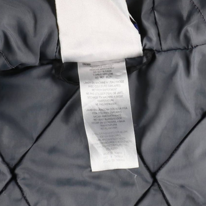 90s-00'S Adidas padded hoodie/puffer jacket, men's size L (approx.) Nylon black type Vintage Second Hand
