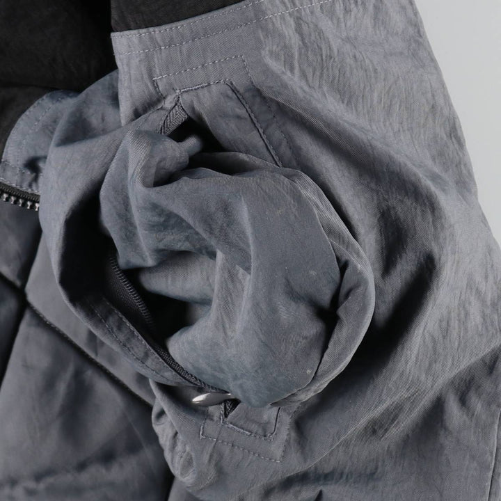 90s-00'S Adidas padded hoodie/puffer jacket, men's size L (approx.) Nylon black type Vintage Second Hand