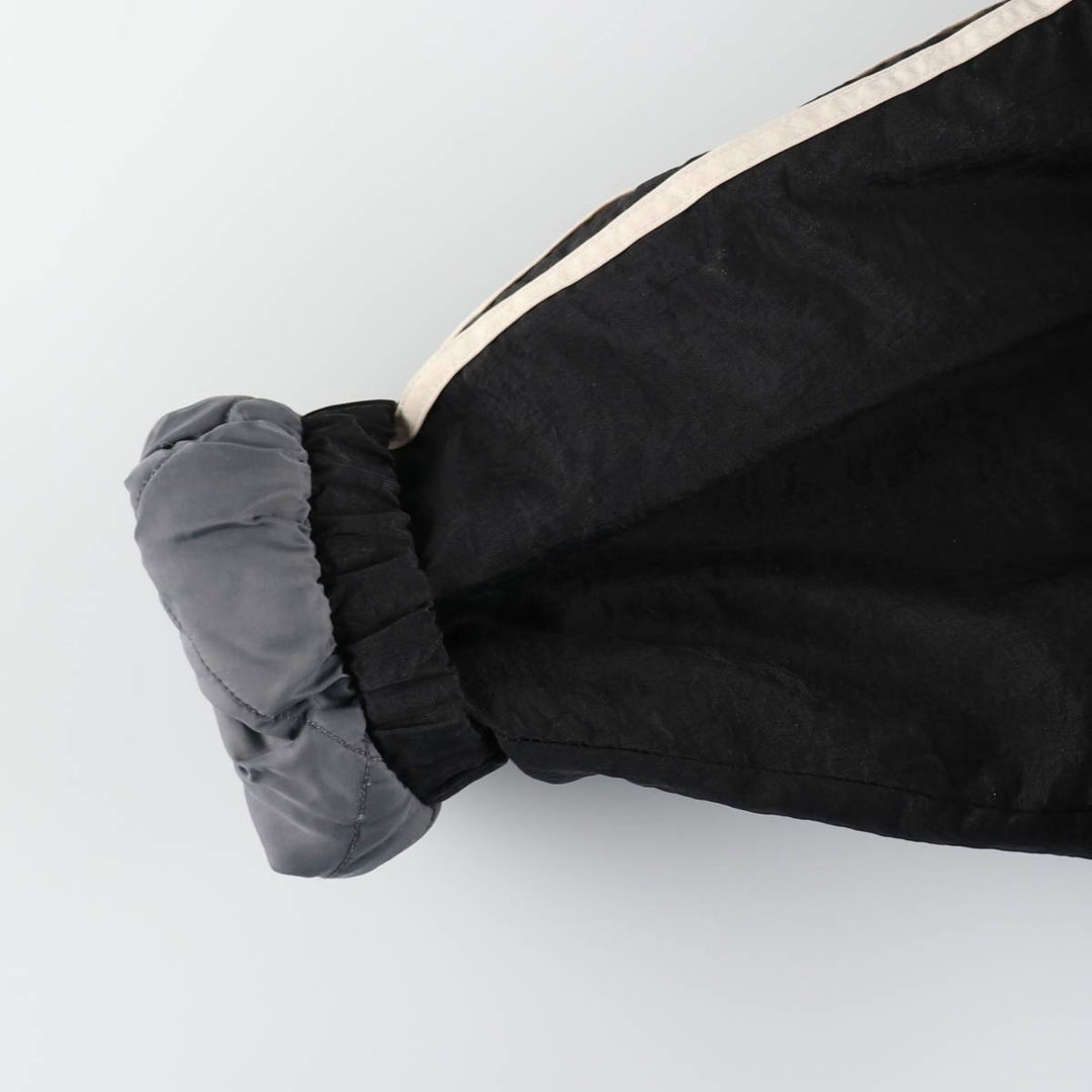 90s-00'S Adidas padded hoodie/puffer jacket, men's size L (approx.) Nylon black type Vintage Second Hand