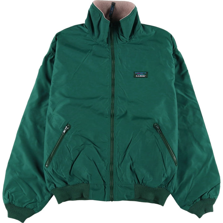 LLBean THREE-SEASON JACKET Windbreaker, Men's Size XL (approx.) unclear green type Vintage Second Hand