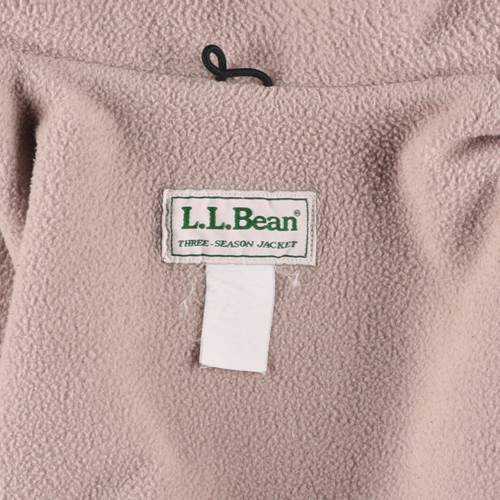 LLBean THREE-SEASON JACKET Windbreaker, Men's Size XL (approx.) unclear green type Vintage Second Hand