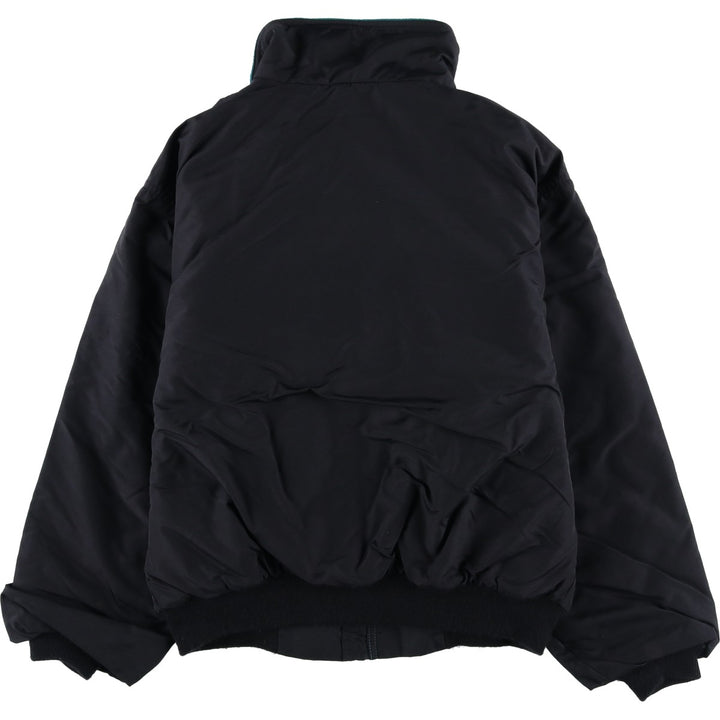 90'S LL Bean padded puffer jacket, made in USA, men's size L equivalent, vintage. unclear black type Vintage Second Hand