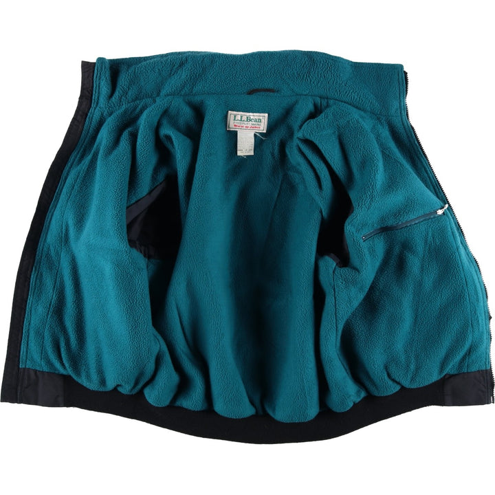 90'S LL Bean padded puffer jacket, made in USA, men's size L equivalent, vintage. unclear black type Vintage Second Hand