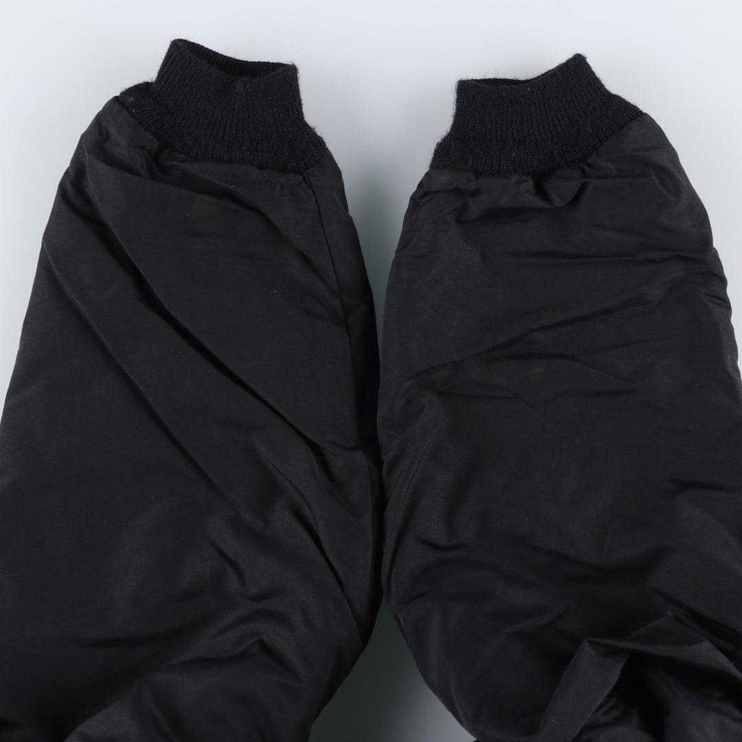 90'S LL Bean padded puffer jacket, made in USA, men's size L equivalent, vintage. unclear black type Vintage Second Hand