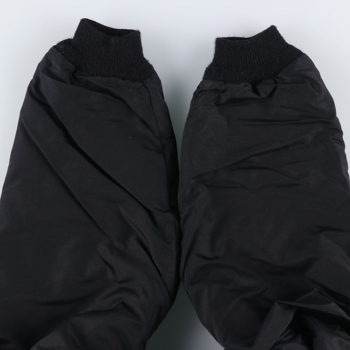 90'S LL Bean padded puffer jacket, made in USA, men's size L equivalent, vintage. unclear black type Vintage Second Hand