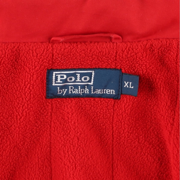 Ralph Lauren POLO by Ralph Lauren padded jacket puffer jacket men's XL size polyester red type Vintage Second Hand