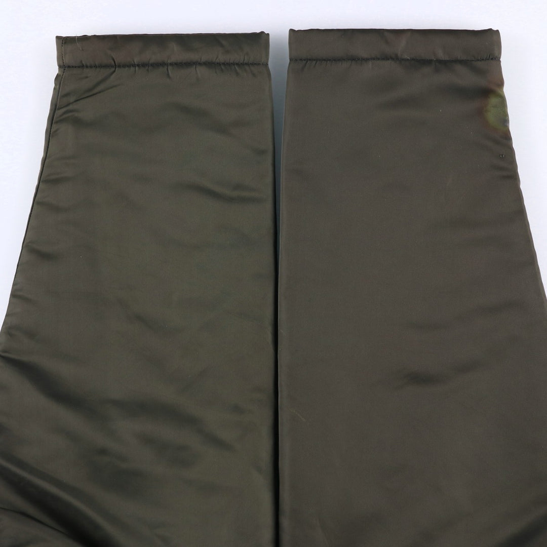 90'S J.Crew nylon jacket, men's size XL (approx.) Nylon Khaki type sage green Vintage Second Hand