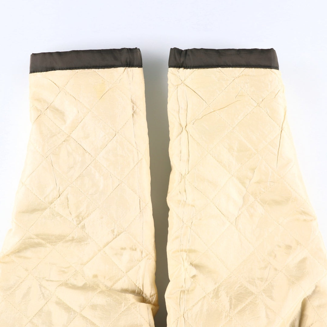 90'S J.Crew nylon jacket, men's size XL (approx.) Nylon Khaki type sage green Vintage Second Hand