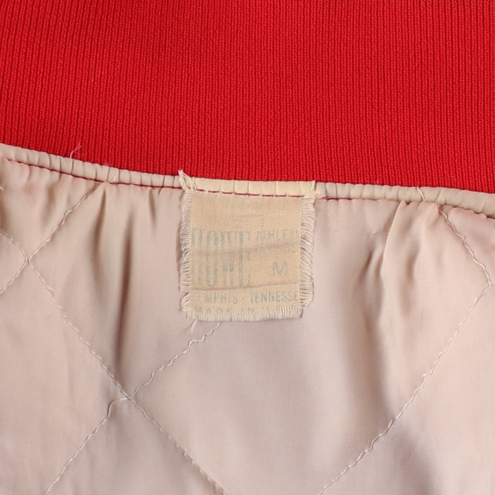 Padded varsity jacket/award jacket, men's size M (approx.), vintage style. unclear red type Vintage Second Hand