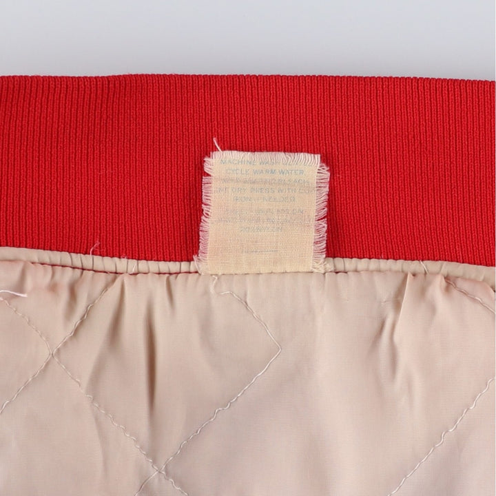 Padded varsity jacket/award jacket, men's size M (approx.), vintage style. unclear red type Vintage Second Hand