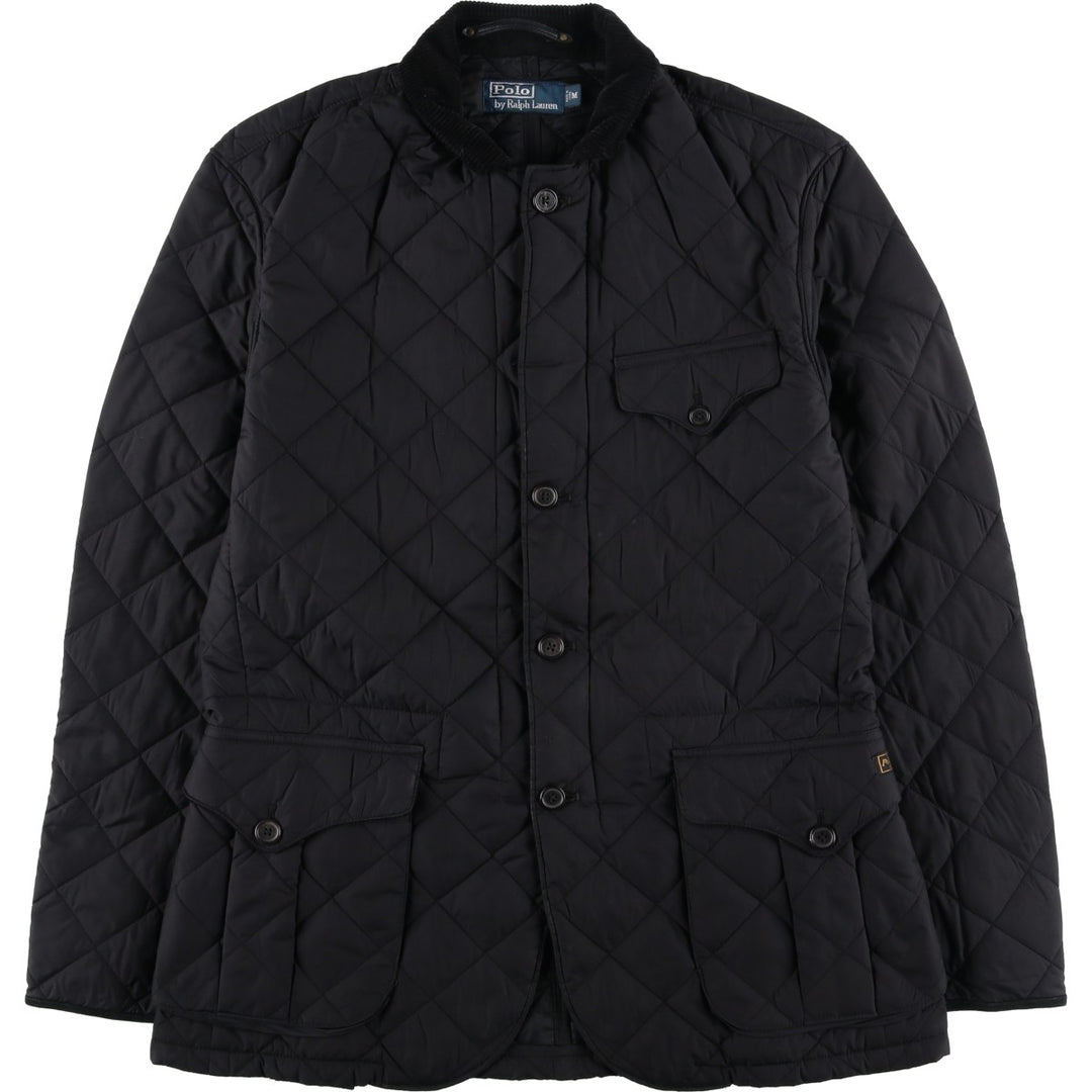 Ralph Lauren POLO by Ralph Lauren Quilted Padded Jacket Puffer Jacket Men's Size M (approx.) polyester black type Vintage Second Hand