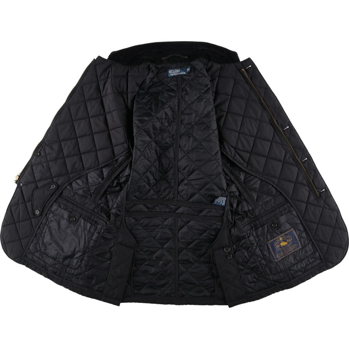 Ralph Lauren POLO by Ralph Lauren Quilted Padded Jacket Puffer Jacket Men's Size M (approx.) polyester black type Vintage Second Hand