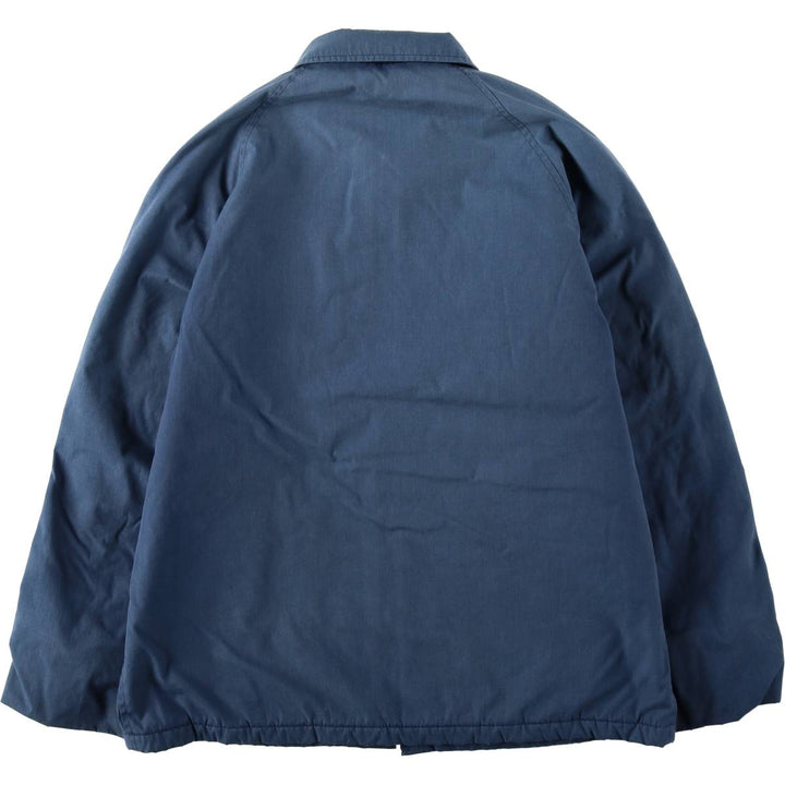 Genuine US military issue, 1990'S military utility jacket, made in USA, men's size L equivalent. polyester navy blue type Vintage Second Hand