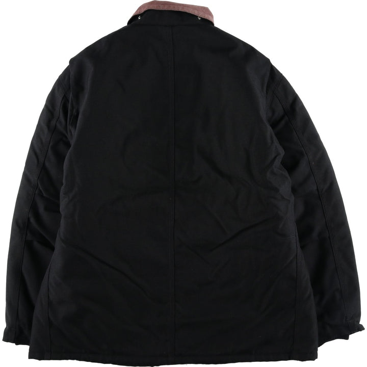 Carhartt padded traditional jacket, work jacket, men's size XXL equivalent. unclear black type Vintage Second Hand