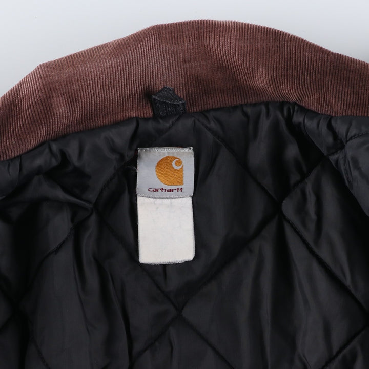 Carhartt padded traditional jacket, work jacket, men's size XXL equivalent. unclear black type Vintage Second Hand