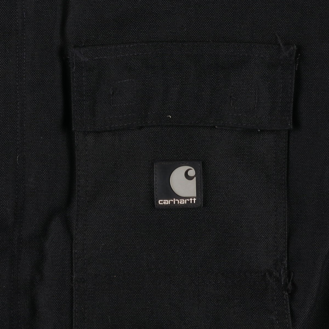 Carhartt padded traditional jacket, work jacket, men's size XXL equivalent. unclear black type Vintage Second Hand
