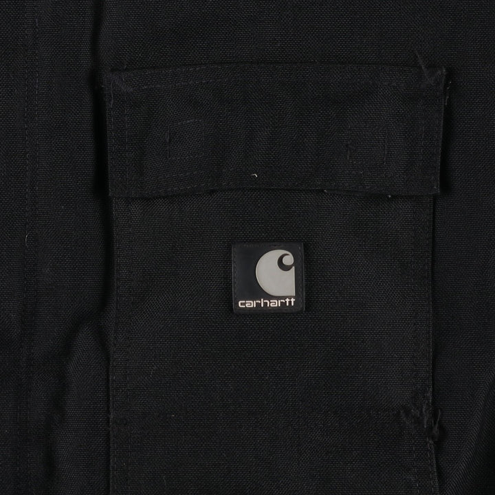 Carhartt padded traditional jacket, work jacket, men's size XXL equivalent. unclear black type Vintage Second Hand