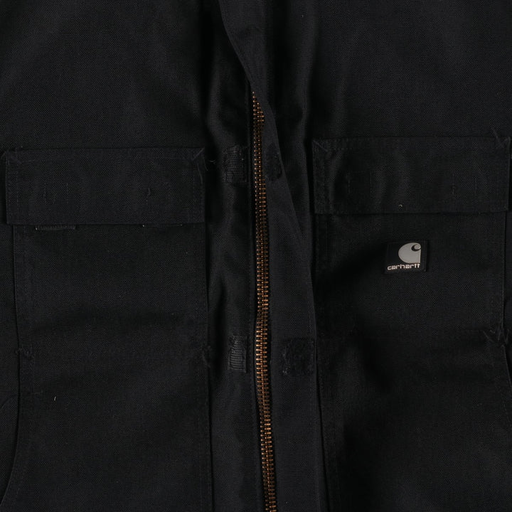 Carhartt padded traditional jacket, work jacket, men's size XXL equivalent. unclear black type Vintage Second Hand