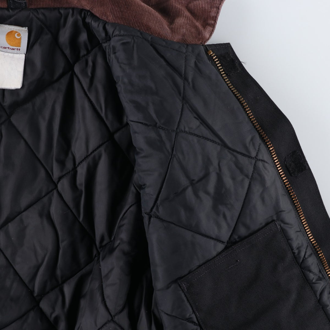 Carhartt padded traditional jacket, work jacket, men's size XXL equivalent. unclear black type Vintage Second Hand