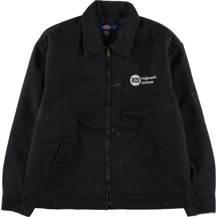 Dickies Eisenhower Jacket Work Jacket Men's Size L polyester black type Vintage Second Hand