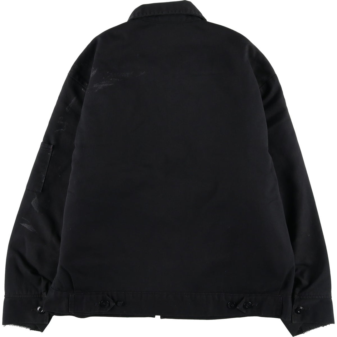 Dickies Eisenhower Jacket Work Jacket Men's Size L polyester black type Vintage Second Hand