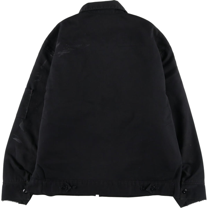 Dickies Eisenhower Jacket Work Jacket Men's Size L polyester black type Vintage Second Hand