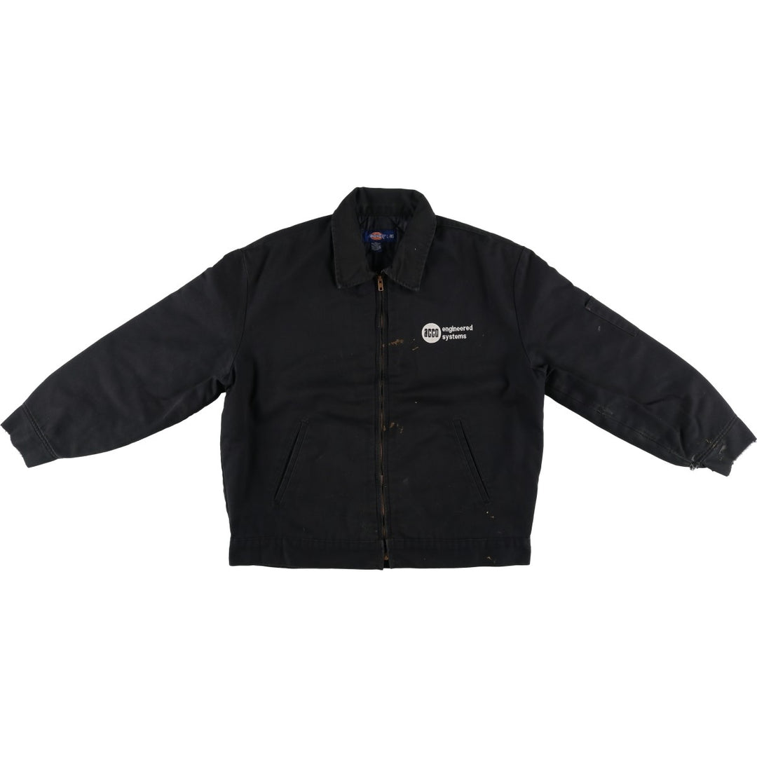 Dickies Eisenhower Jacket Work Jacket Men's Size L polyester black type Vintage Second Hand