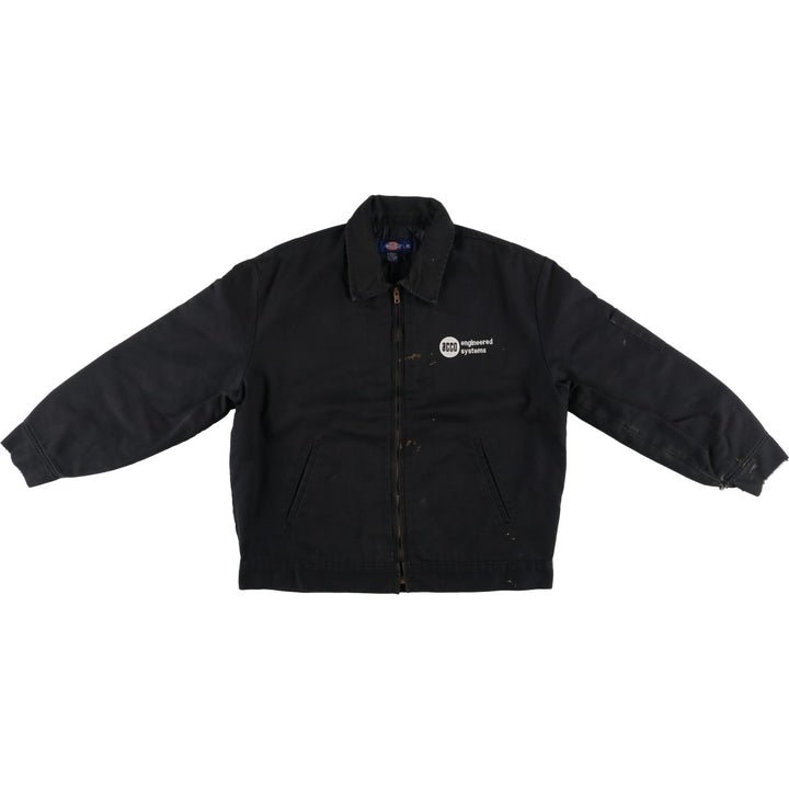 Dickies Eisenhower Jacket Work Jacket Men's Size L polyester black type Vintage Second Hand