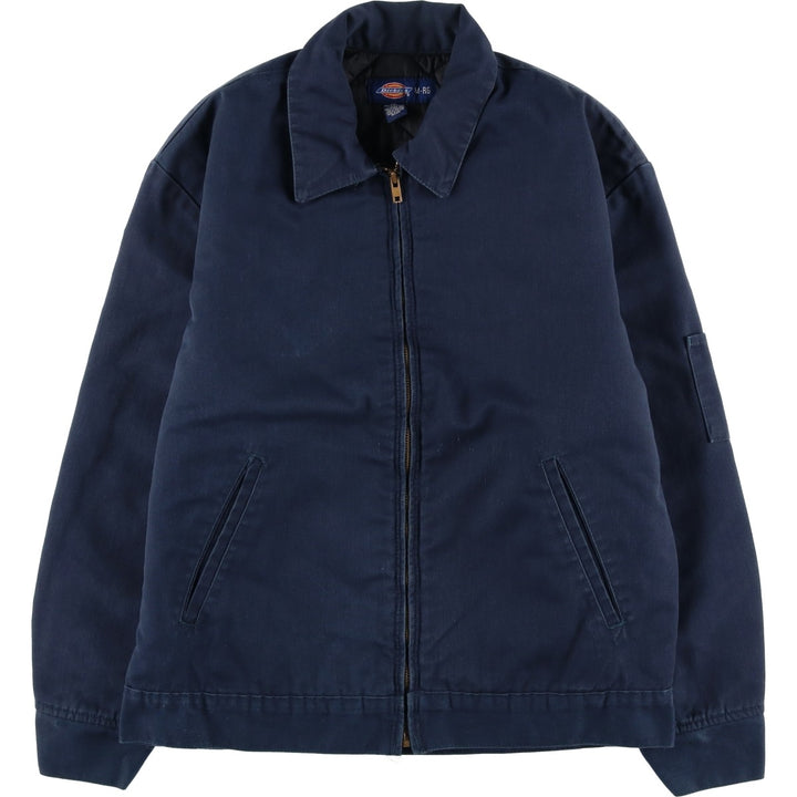 Dickies Eisenhower Jacket, padded work jacket, men's size M (approx.) polyester navy blue type Vintage Second Hand