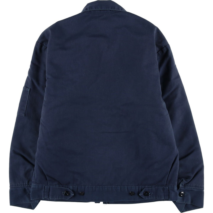 Dickies Eisenhower Jacket, padded work jacket, men's size M (approx.) polyester navy blue type Vintage Second Hand