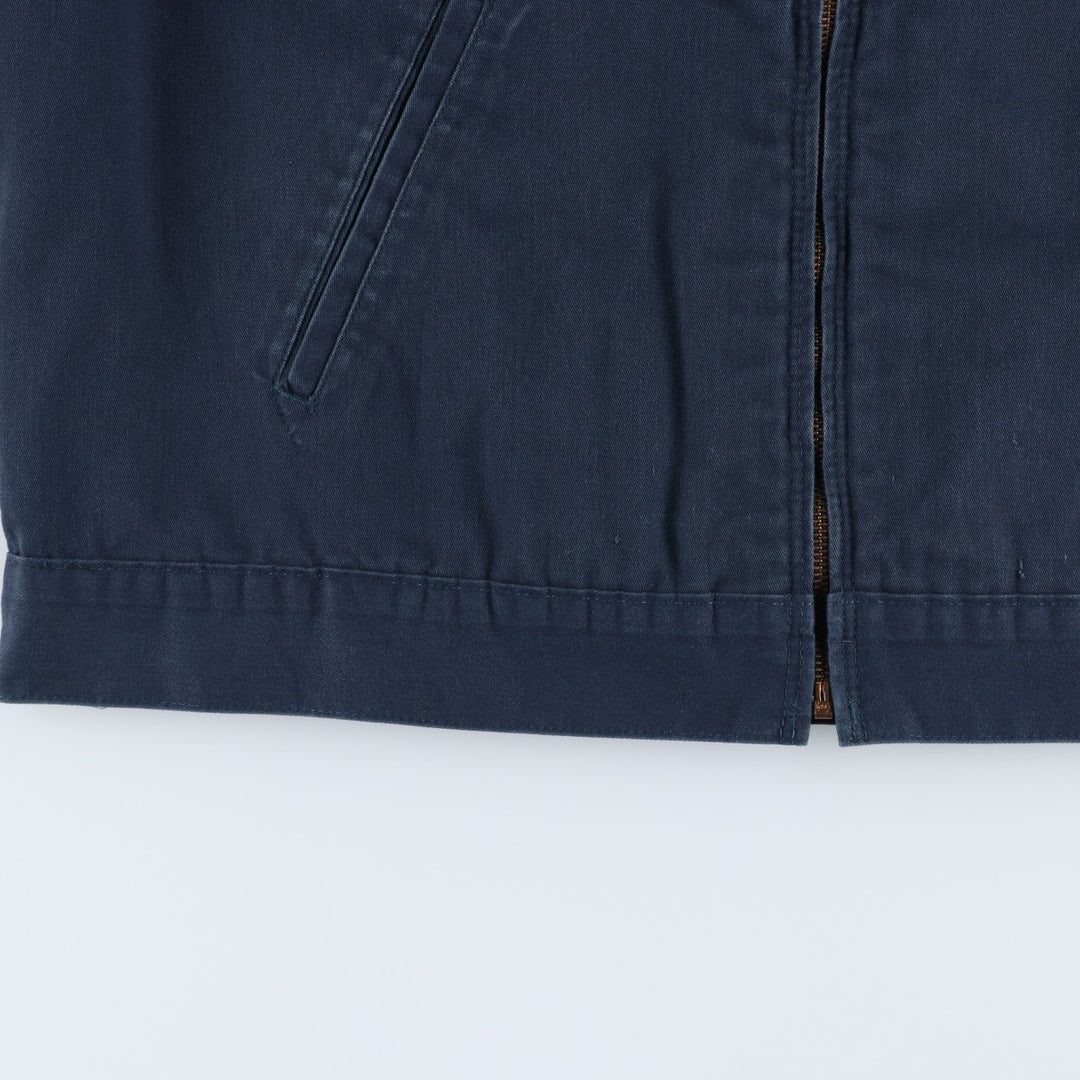 Dickies Eisenhower Jacket, padded work jacket, men's size XL polyester navy blue type Vintage Second Hand