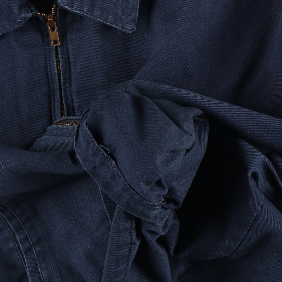 Dickies Eisenhower Jacket, padded work jacket, men's size XL polyester navy blue type Vintage Second Hand