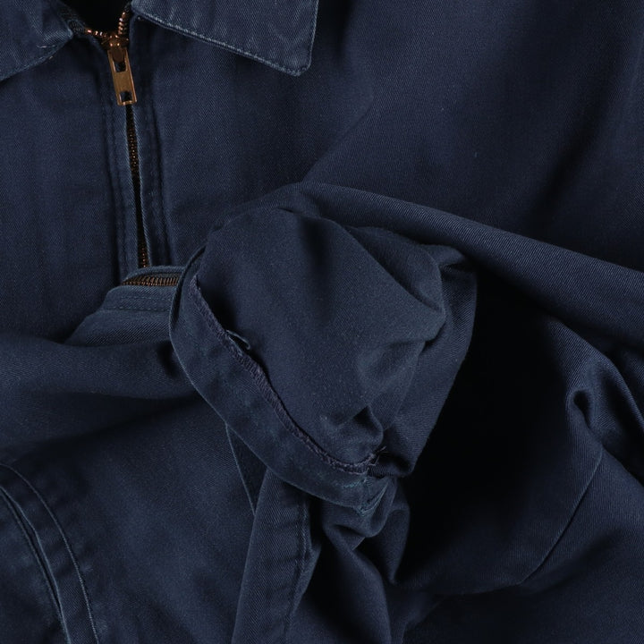 Dickies Eisenhower Jacket, padded work jacket, men's size XL polyester navy blue type Vintage Second Hand