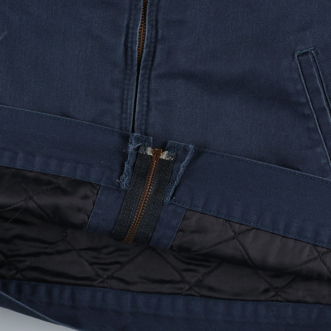 Dickies Eisenhower Jacket, padded work jacket, men's size XL polyester navy blue type Vintage Second Hand