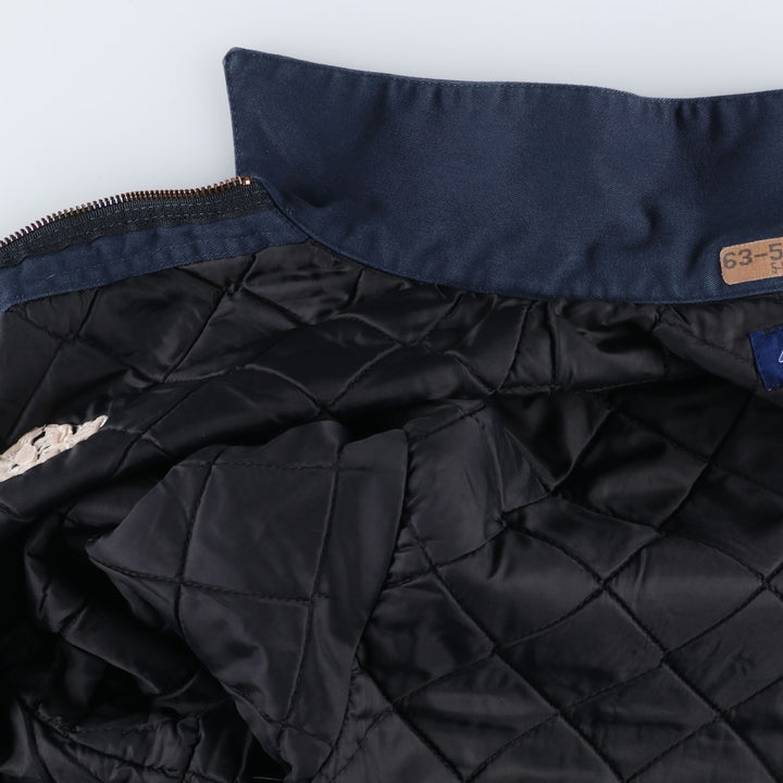 Dickies Eisenhower Jacket, padded work jacket, men's size XL polyester navy blue type Vintage Second Hand