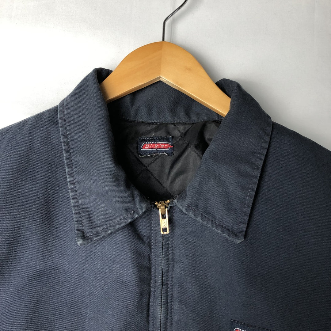 Dickies Eisenhower Jacket, padded work jacket, men's size XL unclear navy blue type Vintage Second Hand