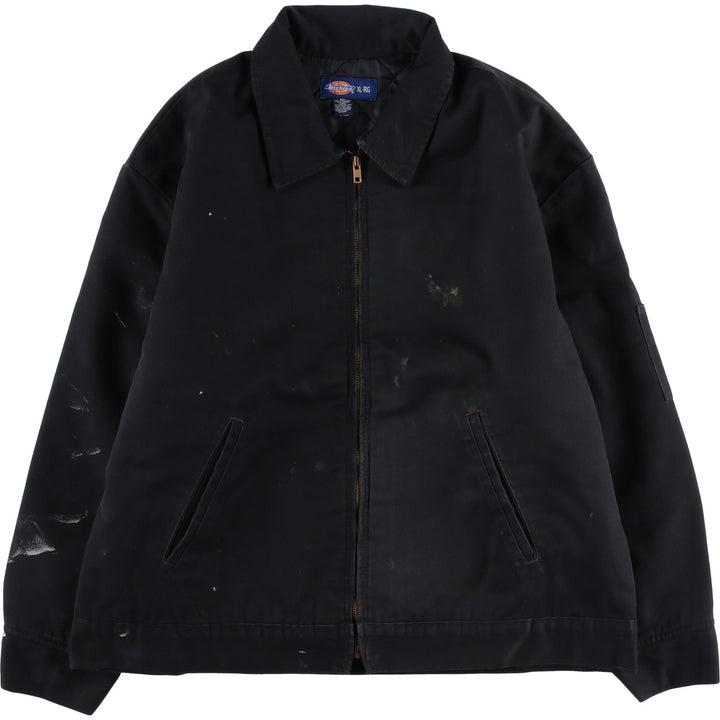 Dickies Eisenhower Jacket, padded work jacket, men's size XL polyester black type Vintage Second Hand