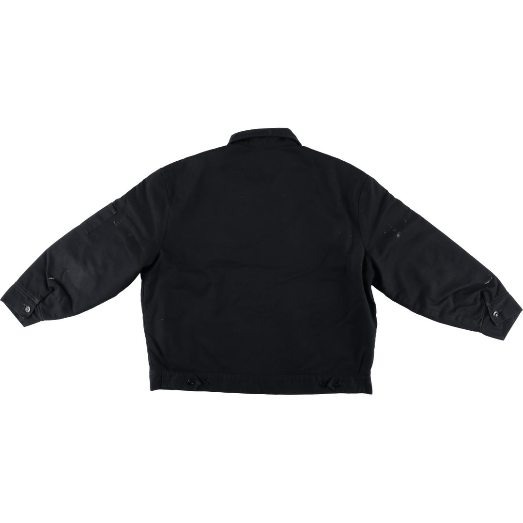 Dickies Eisenhower Jacket, padded work jacket, men's size XL polyester black type Vintage Second Hand