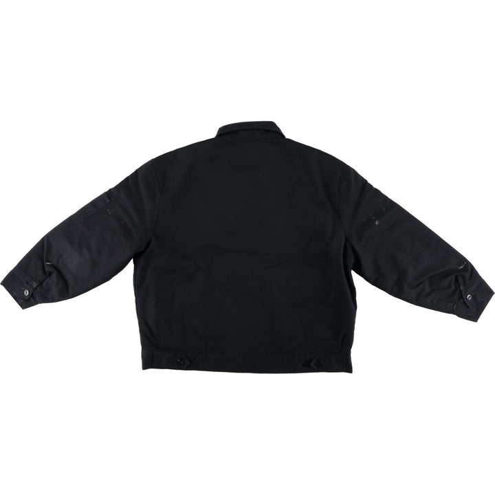 Dickies Eisenhower Jacket, padded work jacket, men's size XL polyester black type Vintage Second Hand