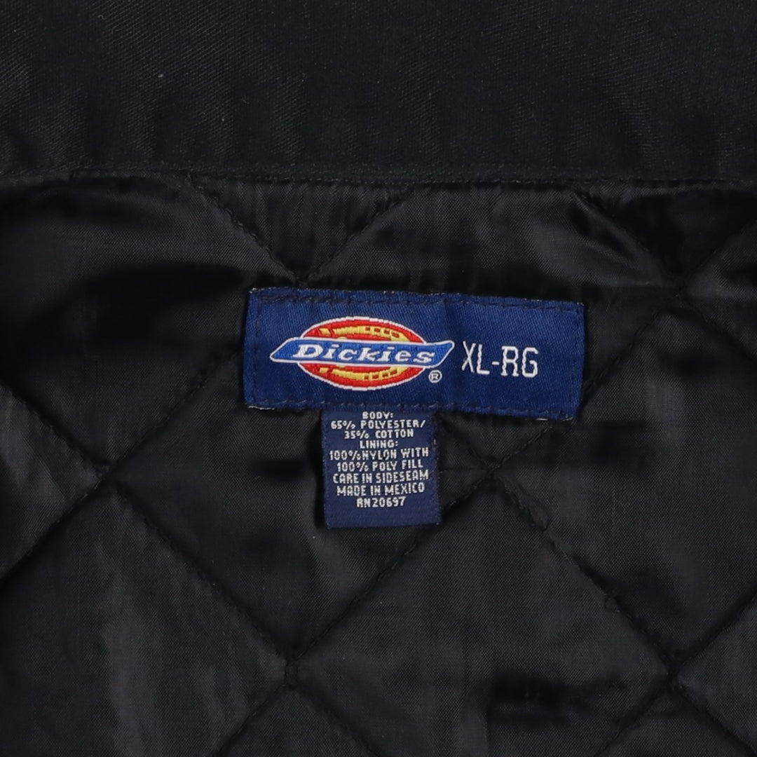 Dickies Eisenhower Jacket, padded work jacket, men's size XL polyester black type Vintage Second Hand