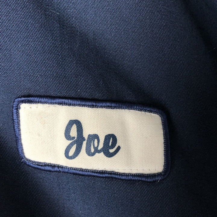 Vintage 1990'S Red Kap work jacket, made in the USA, size L, men's polyester navy blue type Vintage Second Hand