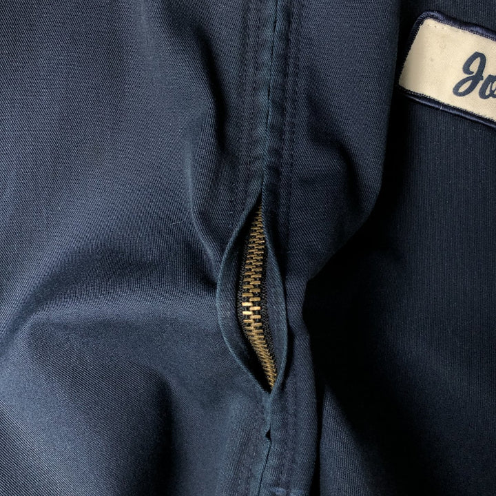 Vintage 1990'S Red Kap work jacket, made in the USA, size L, men's polyester navy blue type Vintage Second Hand