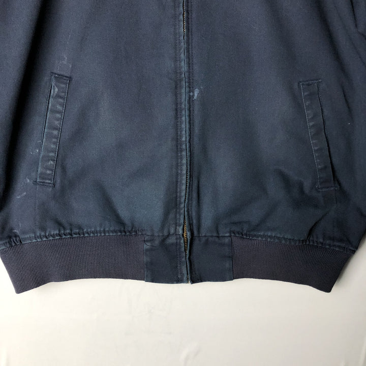 Vintage 1990'S Red Kap work jacket, made in the USA, size L, men's polyester navy blue type Vintage Second Hand