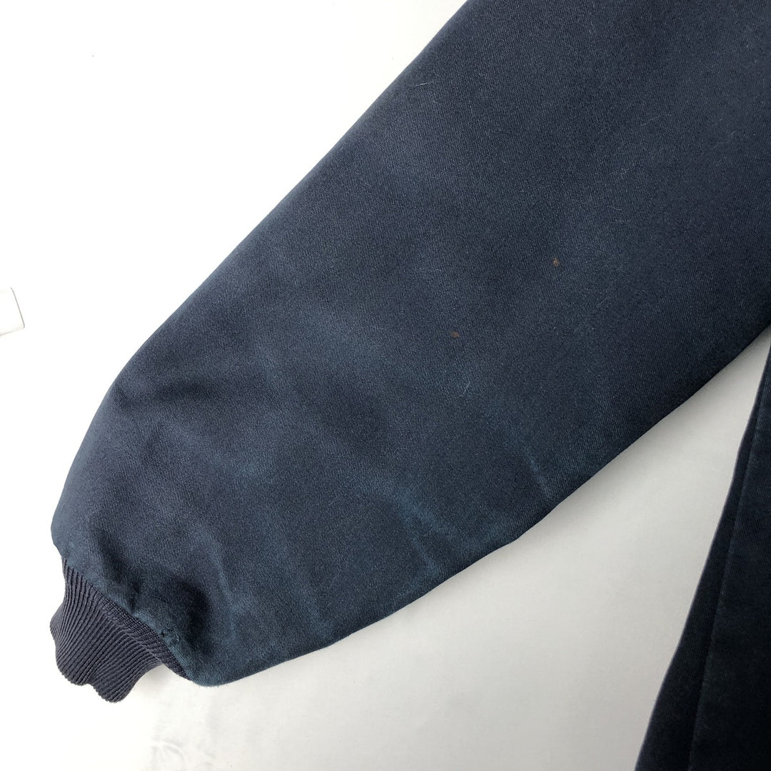 Vintage 1990'S Red Kap work jacket, made in the USA, size L, men's polyester navy blue type Vintage Second Hand