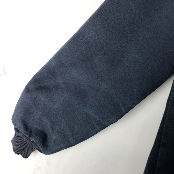 Vintage 1990'S Red Kap work jacket, made in the USA, size L, men's polyester navy blue type Vintage Second Hand