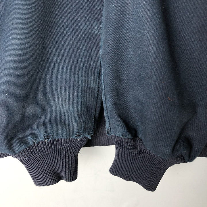 Vintage 1990'S Red Kap work jacket, made in the USA, size L, men's polyester navy blue type Vintage Second Hand